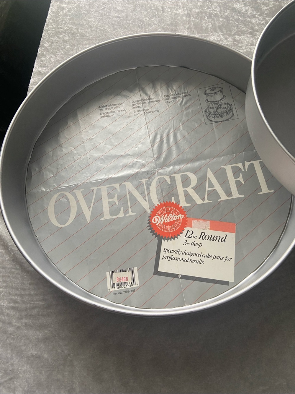 Wilton 3 Round Cake Pans 10”  12” & 14” wedding cake set